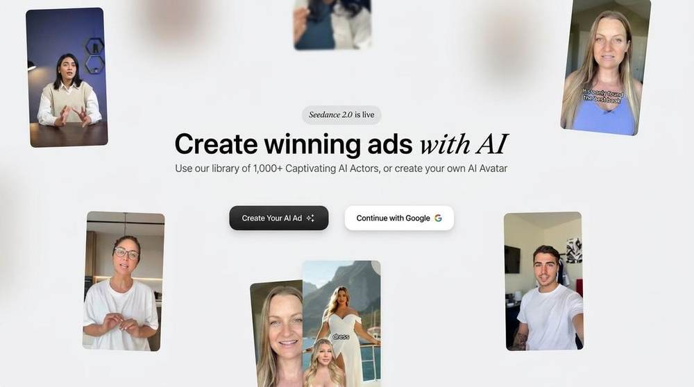 Generative advertising studio interface